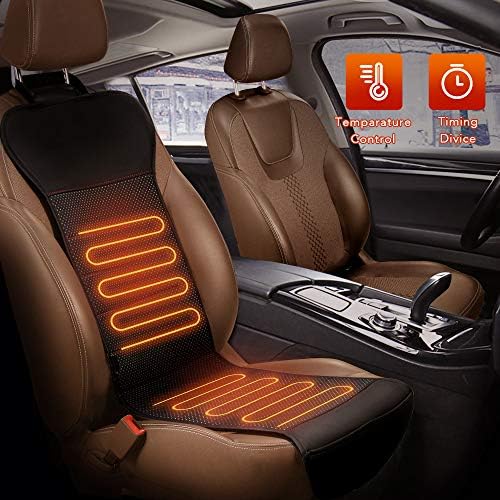 Tsumbay Universal Heated Seat Cushion Refined Leather Car Heated