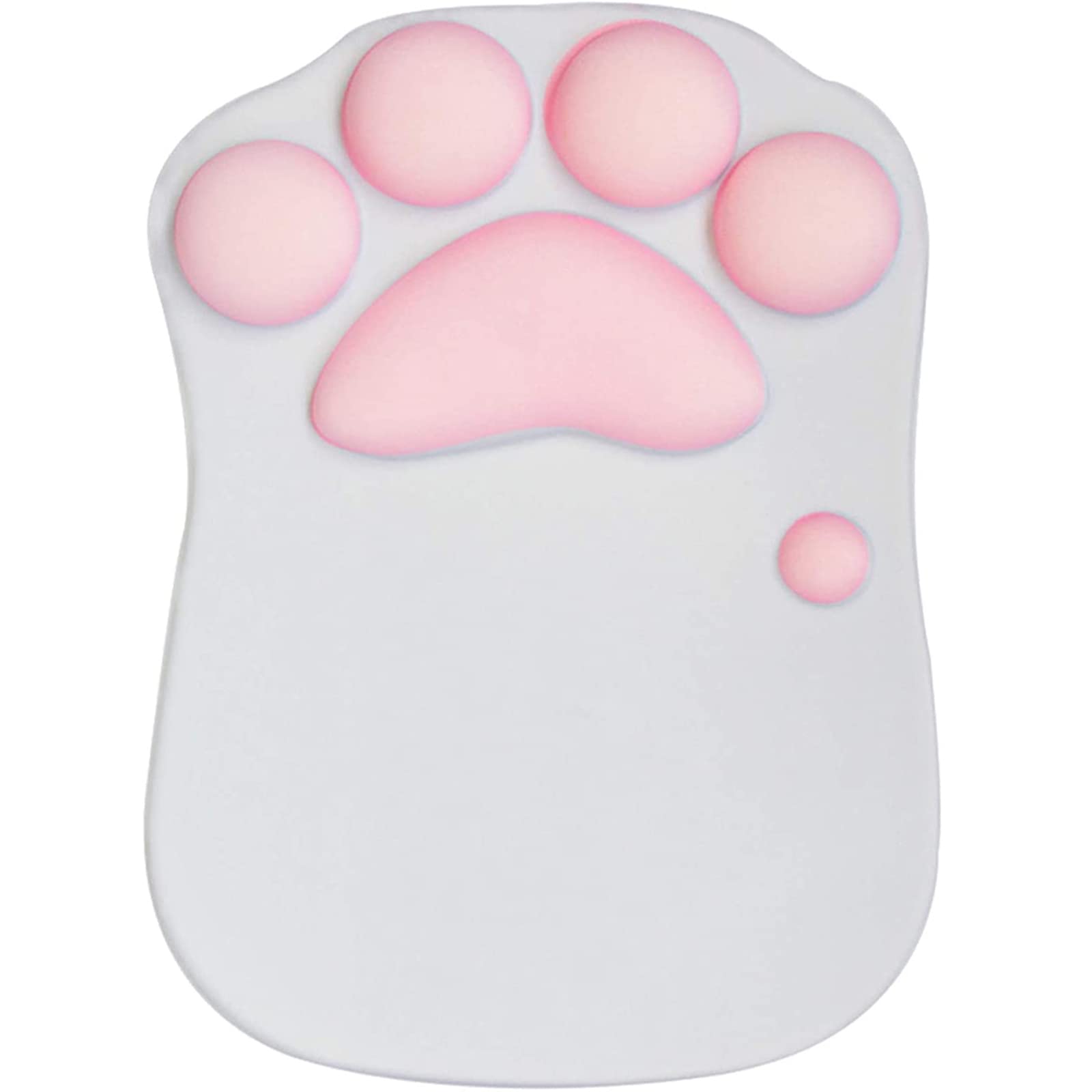 elec Space Cat Mouse Pad with Wrist Support, Portable Ergonomic Anti-Slip Gaming Mouse Mat Cartoon Cute Cats Soft Silicone Gel Rests Wrist Cushion Rest Micemat Comfort Mousepats (10.6×8.0)