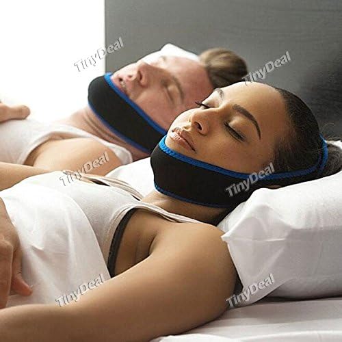 Sleep Apnea Chin Strap - CPAP Chin Strap - Snoring Chin Strap - ‎ Anti Snore Sleep Apnea Chin Strap - The New Snore Solutions Device - Snore Stopper Relief Guard - Sleep Aid Jaw Strap Reduces Snoring - Allows a Restful Night's Sleep - Comfortably Prevents Snoring - Best Device on the Market! - TRY RISK FREE!