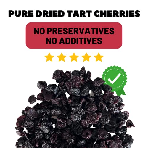 Berrilys Organic Dried Tart Cherries, 1 lb, Pitted, NonGMO, Kosher