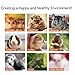 Dustpan and Brush Set, Pack of 2 Sets (4 pieces) Cage Cleaner for Guinea Pigs, Cats, Hedgehogs, Hamsters, Chinchillas, Rabbits, Reptiles and Other Small Animals, Cleaning Tool