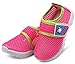 DADAWEN Boys Girls Water Shoes Breathable Non-Slip Lightweight Beach Pool Swim Water Sandals Sneakers Rose Red US Size 7 M Toddler