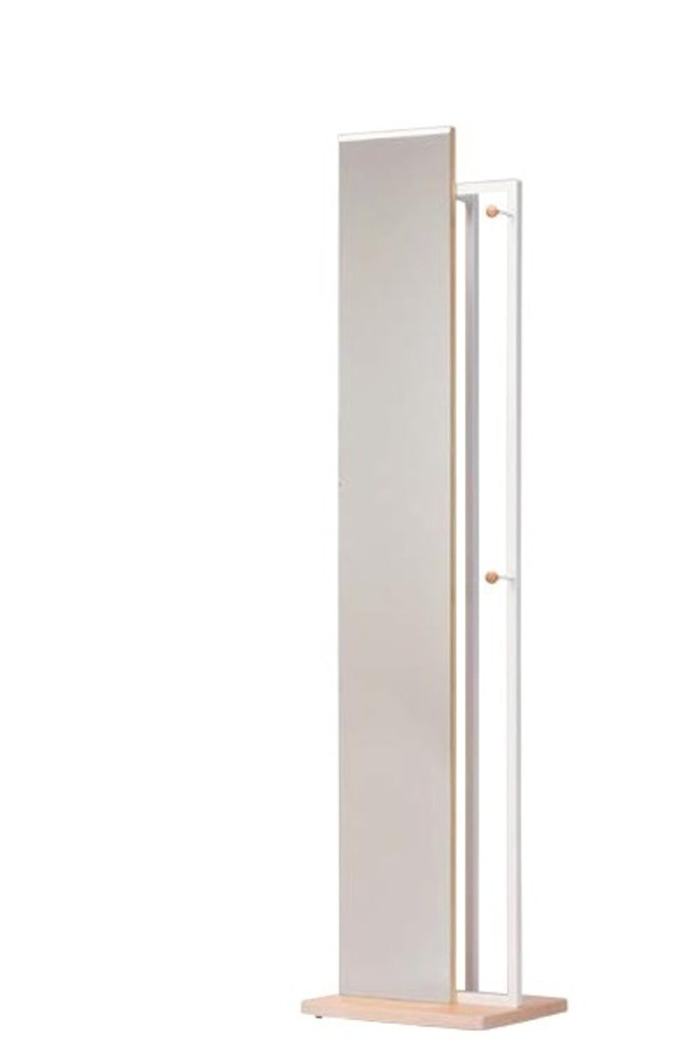 収納 一体型スタンドミラー 姿見 2way 33 Si ハンガーラック B07bfq2dgvナチュラル 全身鏡 ナチュラル Aheart ミラー鏡 人気の雑貨がズラリ Rumble Media