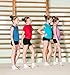 Popular Girl's Premium Playground Shorts - 2 Pack - Black - M (7/8)