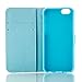 iPhone 6S Case, Walle Shop[Card Slot][Flip][Slim Fit][Wallet] - For Apple iPhone 6 (2014) and iPhone 6S(2015) (wave anchor)
