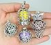 4pcs Mix Hollow Bird Cage Owl Heart Tree Locket Add Your Own Pearls, Stones, Rock to Cage,Perfume Fragrance Essential Oil Aromatherapy Diffuser Charms Pendant Necklace