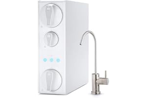 iSpring RO500-BN, NSF Certified Tankless RO Reverse Osmosis Water Filtration System, 500 GPD Fast Flow, Brushed Nickel Faucet