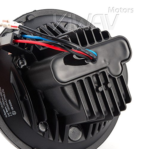 Sirius 7" LED headlight x1 high low beam position light black reflector NS-2241 for Land Rover Defender FJ Cruiser Jeep