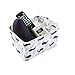 PUTING 4 Pcs Foldable Storage Basket Bins, Canvas Storage Basket with Handle Cotton Linen Blend, Storage Bins Basket for Makeup, Snack, Magazine, Baby Toys