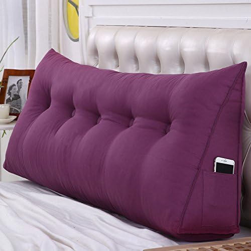 ASJUNQ Sofa Bed Large Filled Triangular Wedge Cushion Bed Backrest Positioning Support Pillow Reading Pillow Office Lumbar Pad,S-200 * 50cm