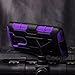 Cocomii Robot Belt Clip Holster LG G Vista Case, Slim Thin Matte Kickstand Swivel Belt Clip Holster Reinforced Drop Protection Fashion Phone Case Bumper Cover Compatible with LG G Vista (Purple)