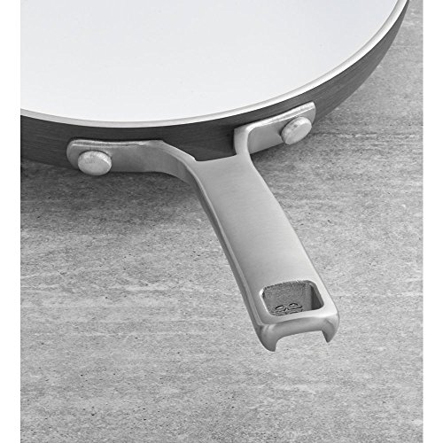 Calphalon 1937371 Classic Nonstick Omelet Fry Pan, 12", Grey/White