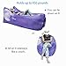 yeacar Inflatable Lounger Air Sofa, Portable Waterproof Indoor or Outdoor Inflatable Couch for Camping Park Hiking Travelling Picnics Pool Music Festivals and Beach Party