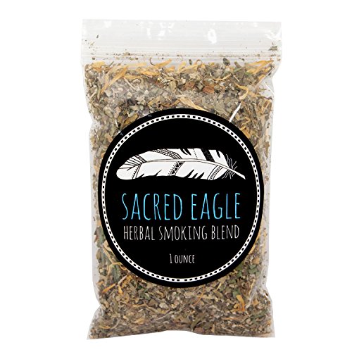 Sacred eagle herbal smoking blend with pure hemp rollin…