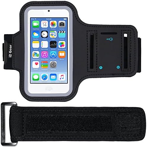 i2 Gear Armband Case for Apple iPod touch 6G - Jet Black Matte