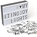 ITingjoy Free Combination Cinematic Light Box with Letters and LED Light A4 Size