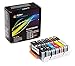 6 Pack Arthur Imaging Compatible Ink Cartridge Replacement for Canon PGI-270XL CLI-271XL (1 Large Black, 1 Small Black, 1 Cyan, 1 Yellow, 1 Magenta, 1 Gray, 6-Pack)
