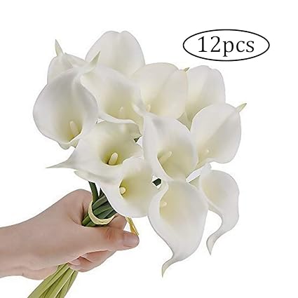Zycx123 12 Pcs Artificielle Calla Lily Fleur En Soie
