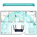 Kasda AC1200 Dual Band Gigabit WiFi Router, Long Range Wireless with High Gain 5dBi Antennas, Easy Setup via Smartphone (KW6516)