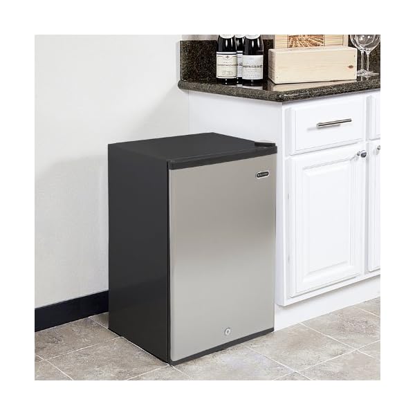 Whynter CUF210SS Mini, 2.1 Cubic Foot Energy Star Rated Small Upright