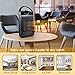 MIGO, Quiet Ceramic Space Adjustable Thermostat, Portable Electric Heater Fan with Over-Heat Protection, and Carrying Handle, Black444