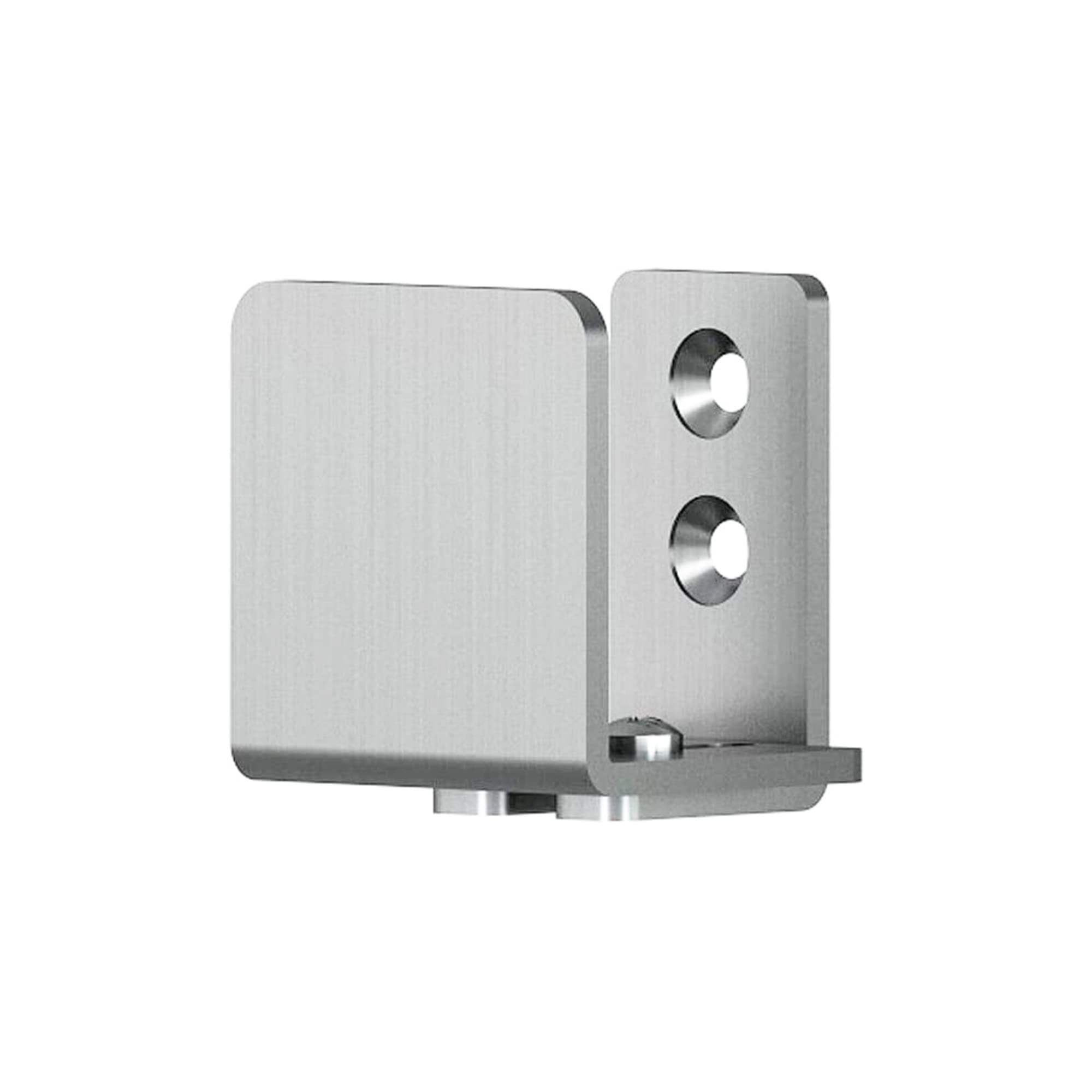 JUBEST Stainless Steel Floor Guide Wall Mount Sliding Barn Door Hardware Up to 1-3/4"W 1-7/8"H