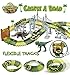 STNTUS INNOVATIONS Dinosaur Toys, Build and Create a Road in Jurassic World, 142 Flexible Race Tracks with Battery Operated Car, Bridge and 2 Dinosaurs, Awesome Birthday Gifts for Kids Boys Girls