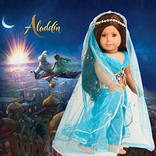 sweet dolly Doll Clothes Princess Jasmine Costume for 18 inch Girl Doll