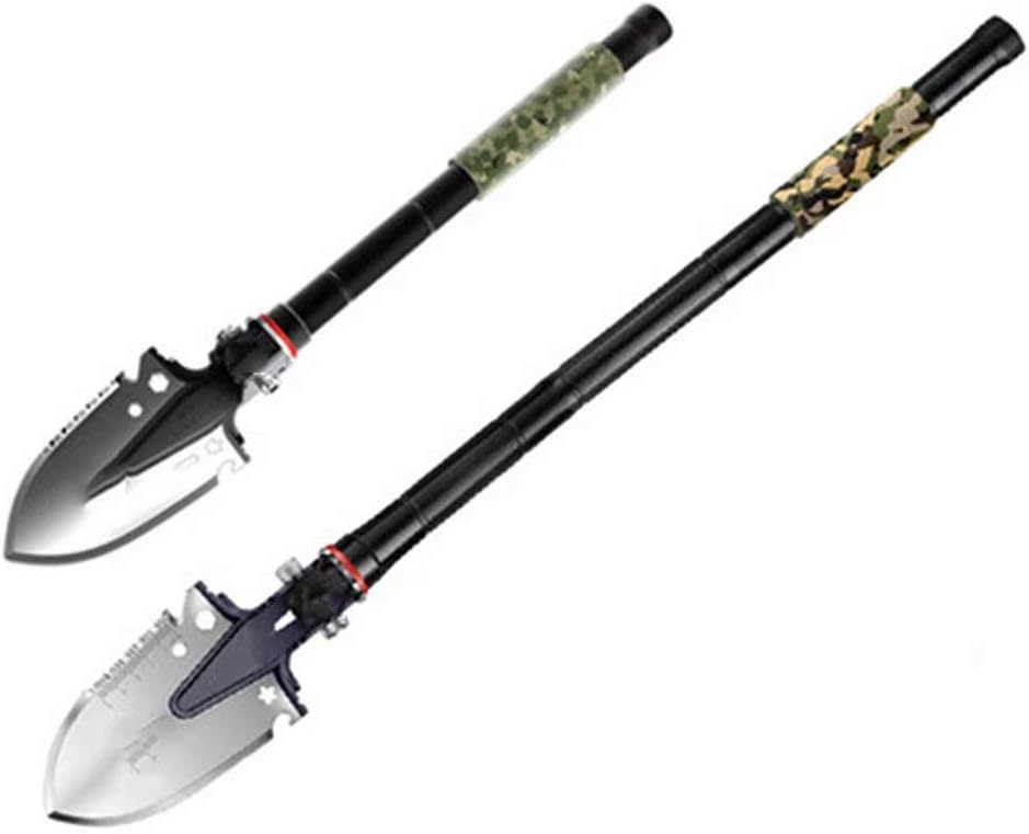 WEIFAN Multi-Functional Folding Shovel - Edealing Multitool Portable Compact Tactical Spade for Outdoor Camping Backpacking Fishing Hunting