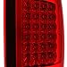 AKKON - For Red Clear 2009-2018 Dodge Ram 1500 10-18 Ram 2500 3500 Pickup Truck LED Tail Lights Pair Left+Right Side