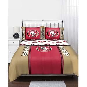 Amazon.com : NFL San Francisco 49ers Bedding Set, Full ...