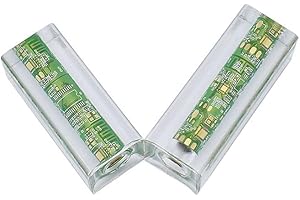 RI ZHENG DIYKITSMALL, RZ-CB6#-GR, Green Circuit Board Cigar Pen Blanks(2pcs/Set). Brass Pen Tube is precast into The Blank. W
