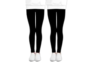 LUOUSE Multipack Cute Printed Girls Stretch Leggings Ankle Length 4-13 Years