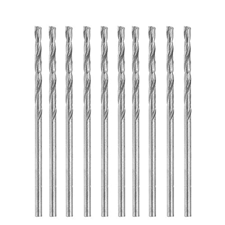 Generic OOTDTY Multifunction 10 Pcs Tiny Micro HSS1.7mm Straight Shank Twist Drilling Bits