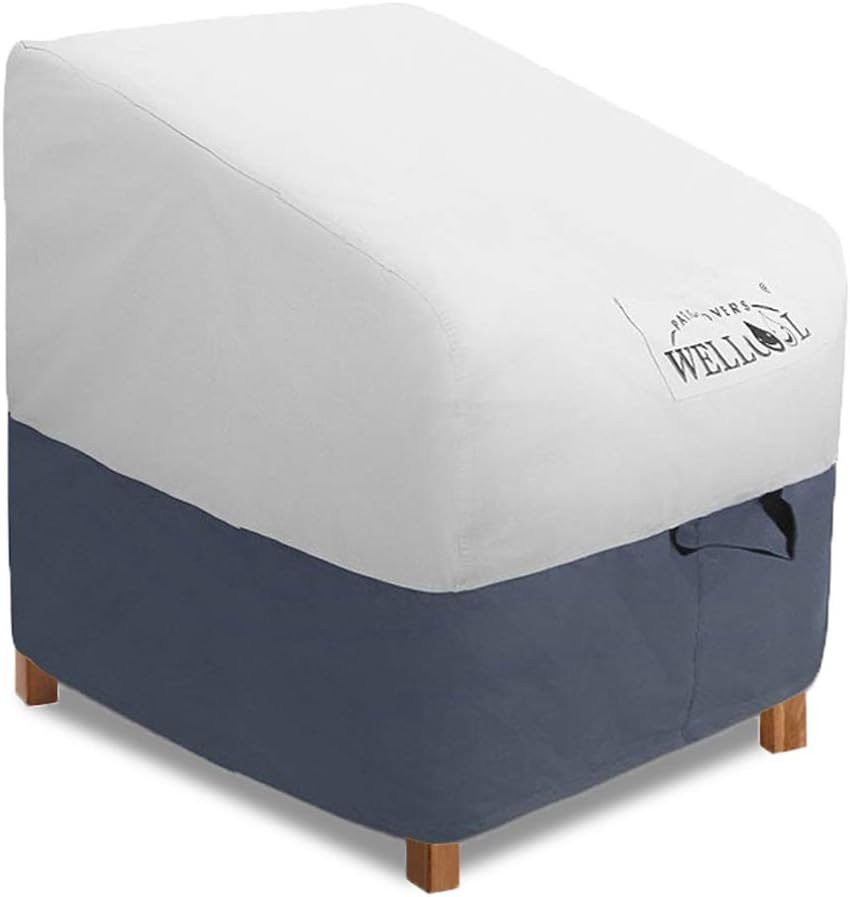 WELLCOOL Patio Chair Covers, Heavy Duty and Waterproof Outdoor Patio Furniture Covers Chair, 29 W x 30 D x 26 H Inches