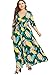 Milumia Women's Button Up Split Floral Print Flowy Party Maxi Dress