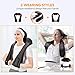 Electric Massager, ATMOKO 3D Shiatsu Neck & Shoulder Massager with Heating & Vibration Function, for Shoulders, Neck, Back, Waist, Legs, Arms, Soles, Relieve Muscle Pain
