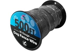 Windogz Dog Fence Wire for Electric Dog Fence System, 16 Gauge Pro Grade Wire, Easy to Install, Compatible with reputable Underground Fence Brands, Durable and Thick Wire 500 FT