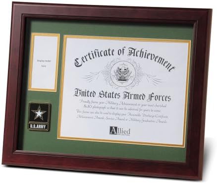 Allied Frame US Go Army Picture Frame with Medallion and Stars - 5 x 7 inch