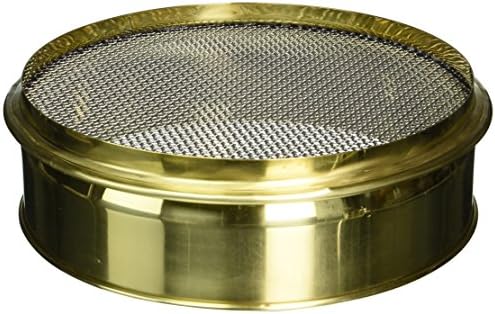 Verder 012BAW4.00 Sieve with Wire, ASTM E11:95, Brass, 12", 4 mm