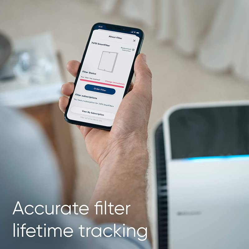 BLUEAIR Protect 7700 SmartFilter, Genuine Replacement Filter for Protect 7770i, 7710i Home Air Purifiers for Virus, Bacteria, Dust, Smoke and Allergens