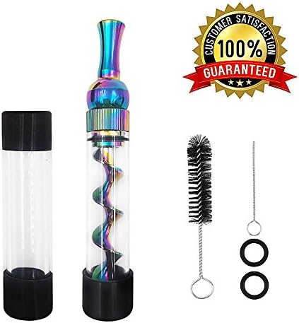 360 Degree Glass Kit for Herbs, Spices with String Bag (Multicolor)