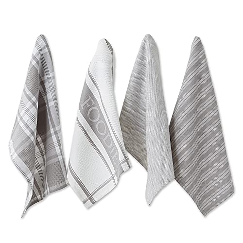 DII Everyday Collection Foodie Set da Cucina, Strofinacci, Granito, 4 Pezzi