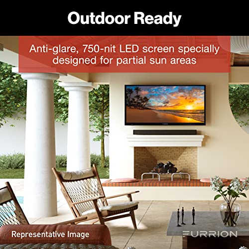 Aurora 43Inch PartialSun 4K LED Outdoor Smart TV Weatherproof HDR10