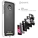 Moto Z2 Force Case Bumper White/Clear Compatible with Moto Mods (Ademite) (Does Not Fit Moto Z2 Play, Moto Z Play, Moto Z 2016 and Moto Zforce 2016