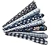 Misscrafts 7pcs 50 x 50cm Cotton Fabric DIY Making Supplies Craft Patchwork Fabric Bundle Fat Quarter Pre-Cut Quilt Squares for DIY Sewing Scrapbooking (Navy Blue)