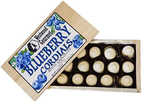 Westwood Gourmet Chocolate Cordials Gift Box (Blueberry White Chocolate)