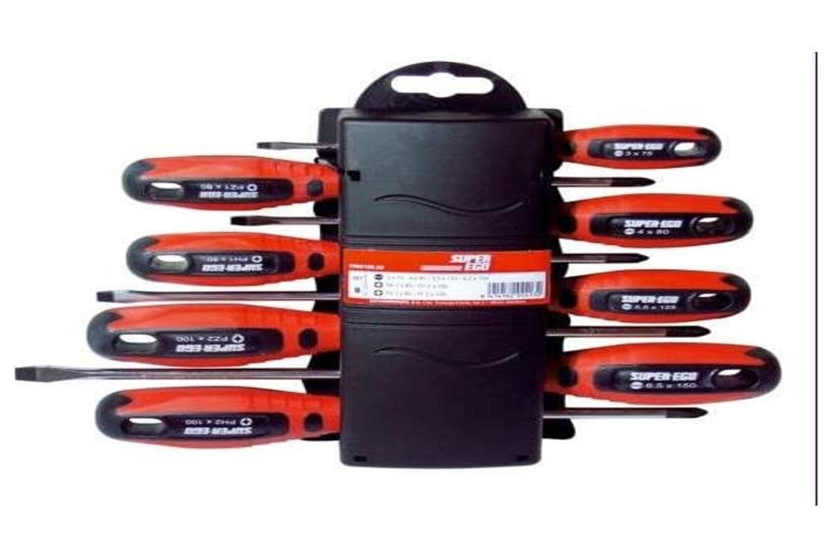 Super-Ego F090108 - Set of 8 Screwdrivers