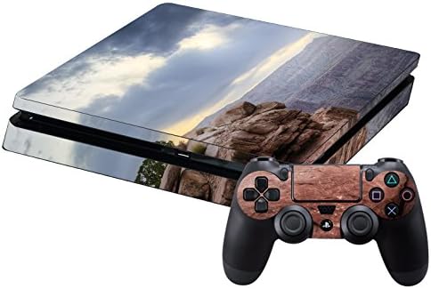 Amazon Sony 新型ps4 専用スキンシール スリム 薄型 プレイステーション専用 スキンシール 裏表 全面セット カバー ケース 保護 フィルム ステッカー デコ アクセサリー 写真 風景 クール その他 外国 写真 景色 風景 Video Game Video Game スキンシール