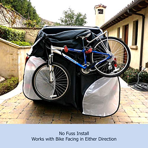 Formosa Covers Bike Cover for Car, Truck, RV, SUV Transport on Rack